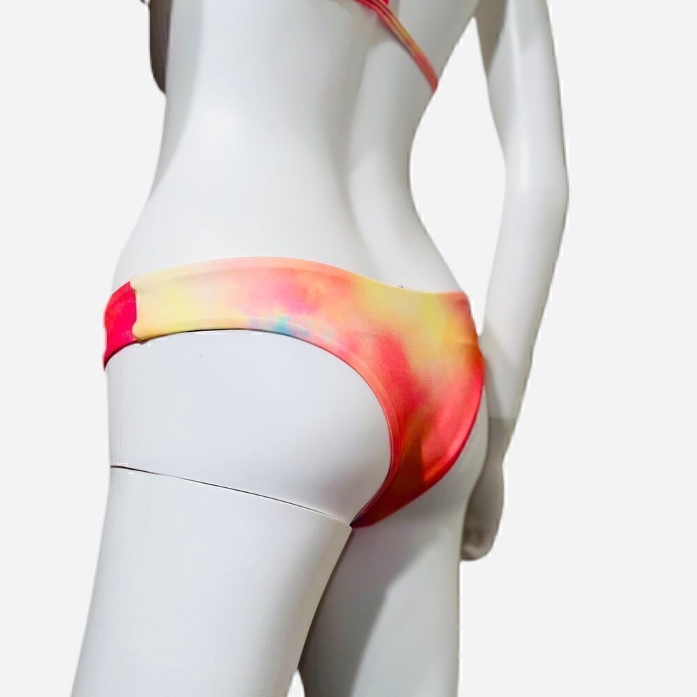 Plumeria Swimwear Tie Dye Bikini Bottoms NWOT